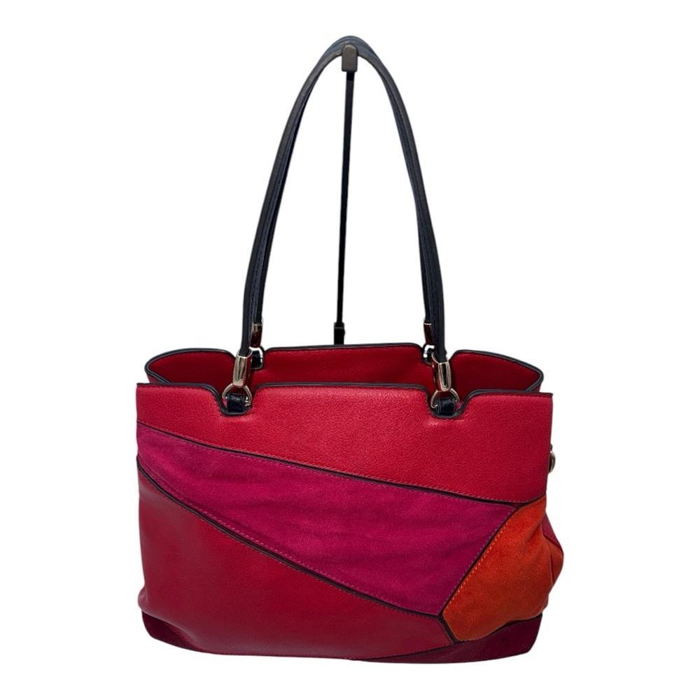 Women's Tri-Color Patchwork Shoulder Bag - image 2